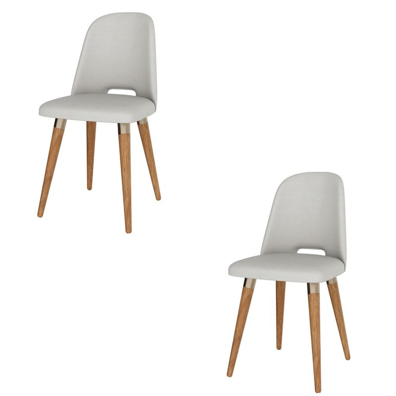 DECOCASA - Par 2 Sillas Comedor Seline Decocasa