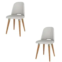 DECOCASA - Par 2 Sillas Comedor Seline