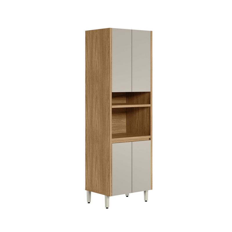 HOME MOBILI - Mueble De Cocina Microondas 4 Puertas Michel Home Mobili