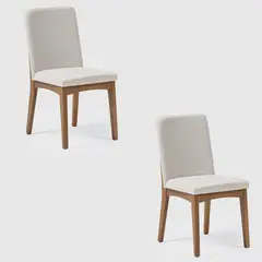 DECOCASA - Par 2 Sillas Comedor Olive