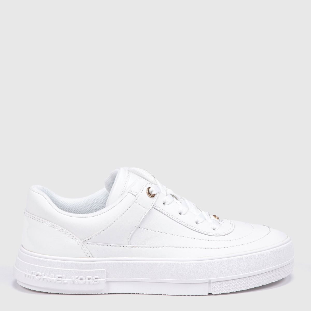 MICHAEL KORS - Zapatilla Urbana Mujer Cuero Gris Michael Kors