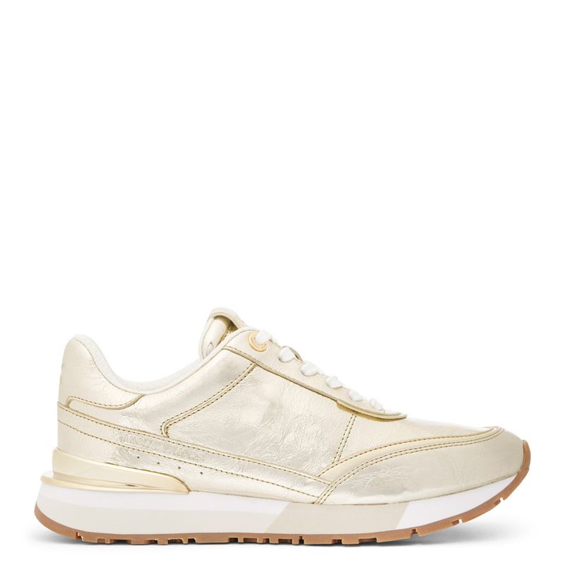 MICHAEL KORS - Zapatilla Urbana Mujer Cuero Dorado Michael Kors