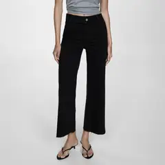 MANGO - Jeans Catherin Culotte Tiro Alto Mujer