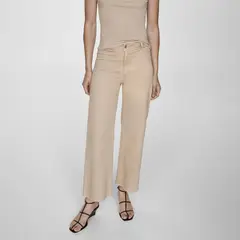 MANGO - Jeans Catherin Culotte Tiro Alto Mujer