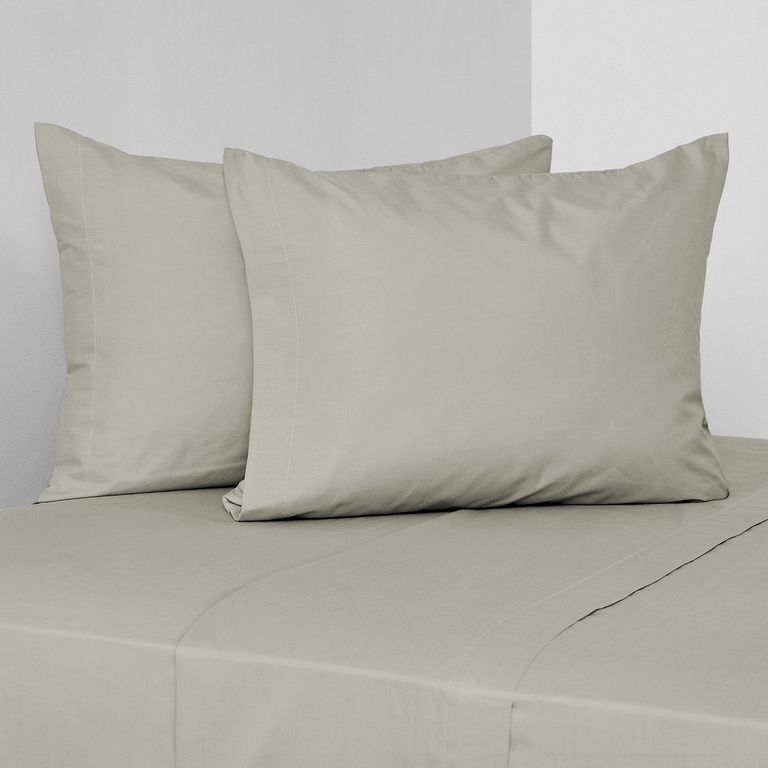Juego De Sábanas Algodón 300 Hilos Lisa 2 Plazas