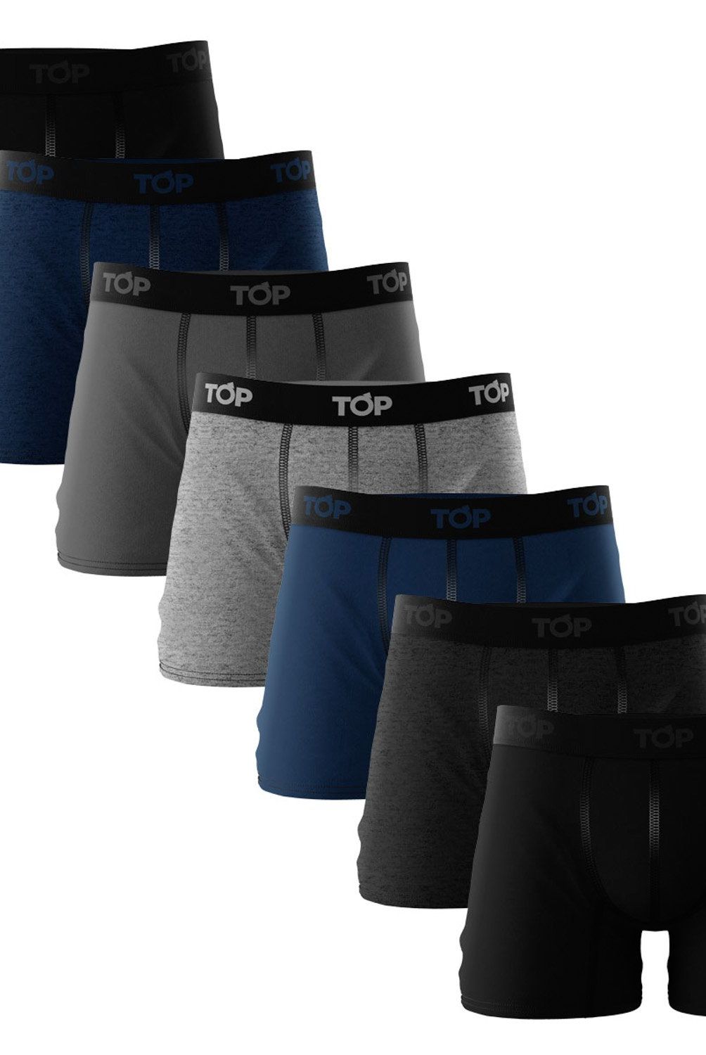 TOP - Pack De 7 Boxers Hombre Top