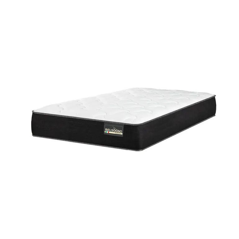 BELSOGNO Colchón Lite black 1 plaza x 1.90mt
