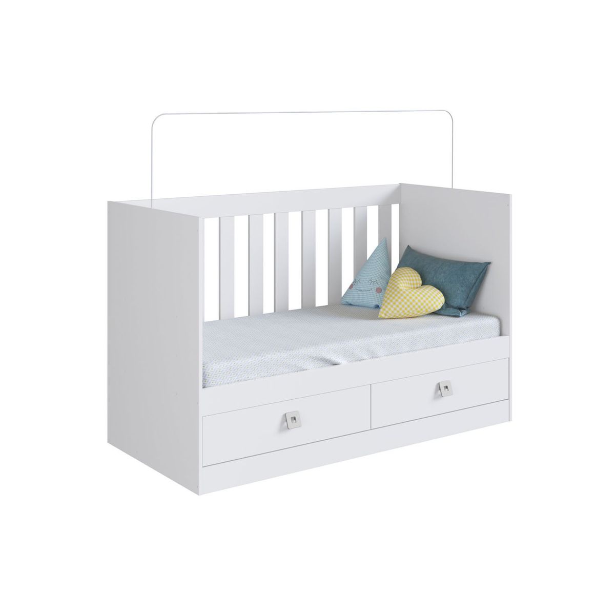 KIDSCOOL - Cuna New Amore 3 En 1 Blanca Kidscool