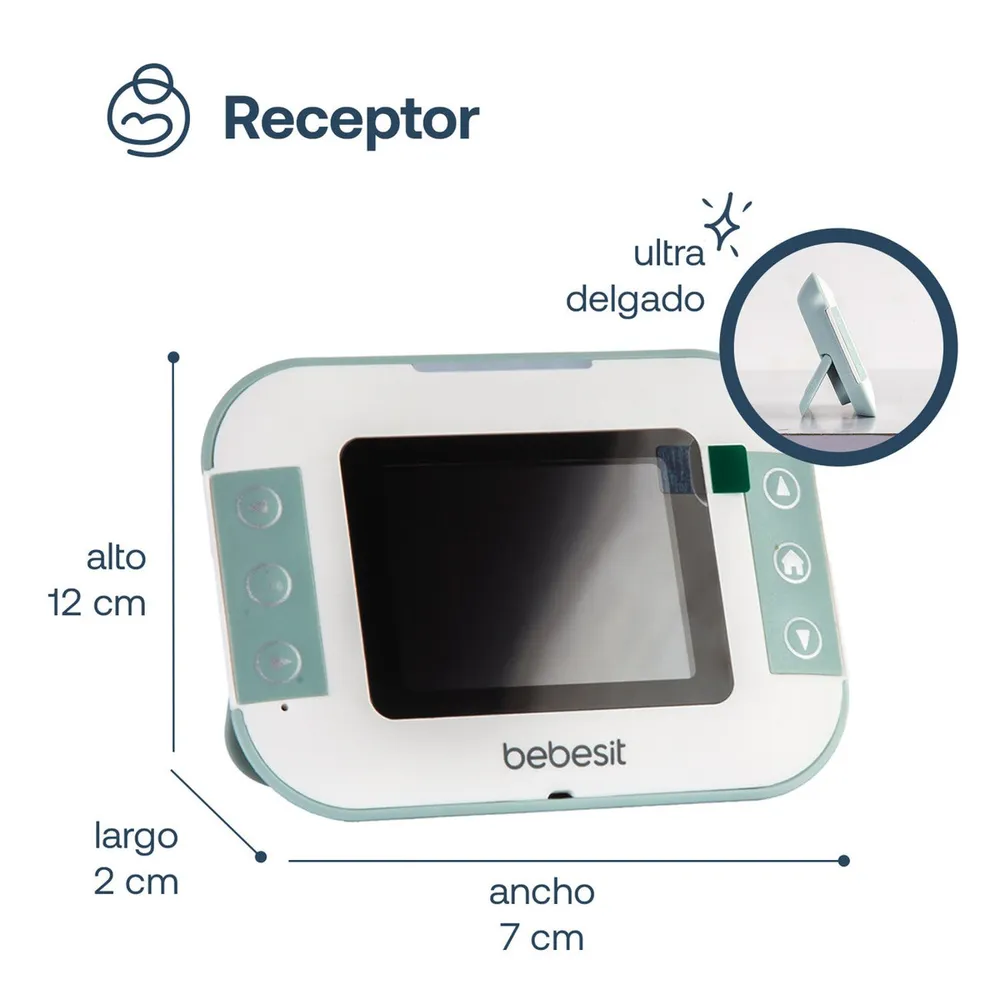 Bebesit Monitor Digital Portátil 2.0 A240C, foto 6