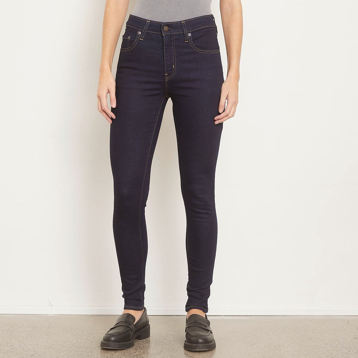 LEVIS - Jeans Mujer 721 High Rise Skinny Azul  Levis