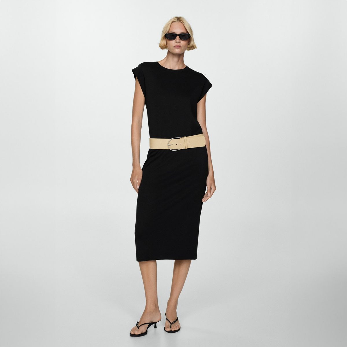 MANGO - Vestido Midi Mujer de Mango