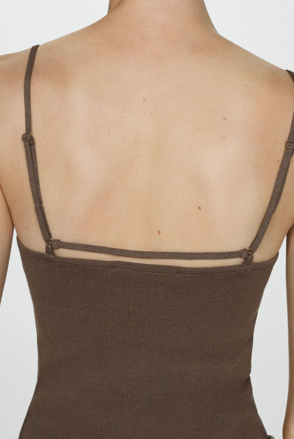 MANGO - Top Punto Tirantes Mujer Mango