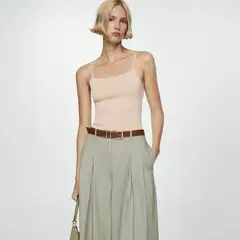 MANGO - Top Punto Tirantes Mujer