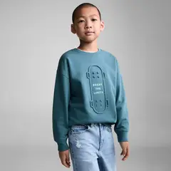 MANGO KIDS - Polerón Diseño Relieve Niño