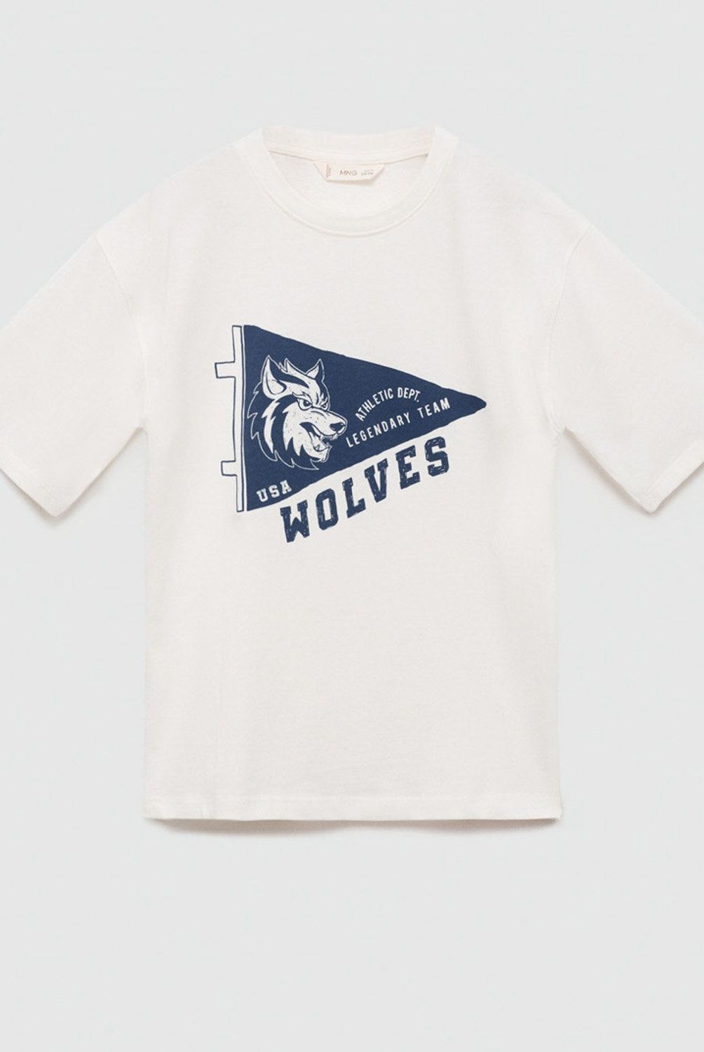 MANGO KIDS - Polera Estampada Algodón Niño Mango Kids