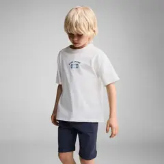MANGO KIDS - Polera Estampada Algodón Niño