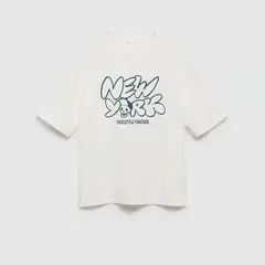 MANGO KIDS - Polera Algodón Estampada Niño