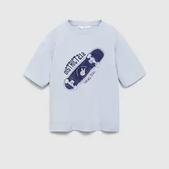 MANGO KIDS - Polera Algodón Estampada Niño