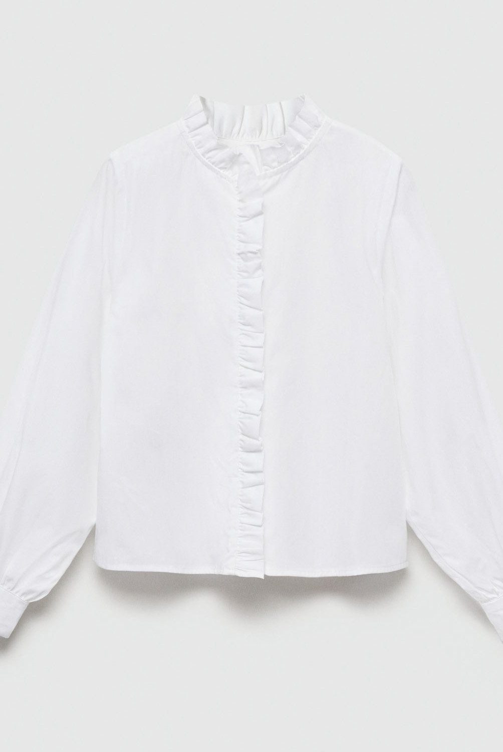 MANGO KIDS - Camisa Detalle Volantes Niña Mango Kids