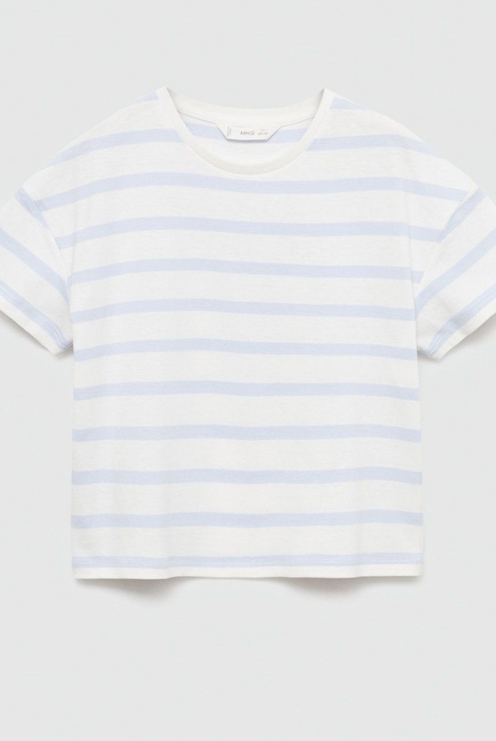 MANGO KIDS - Polera Algodón Rayas Niña Mango Kids