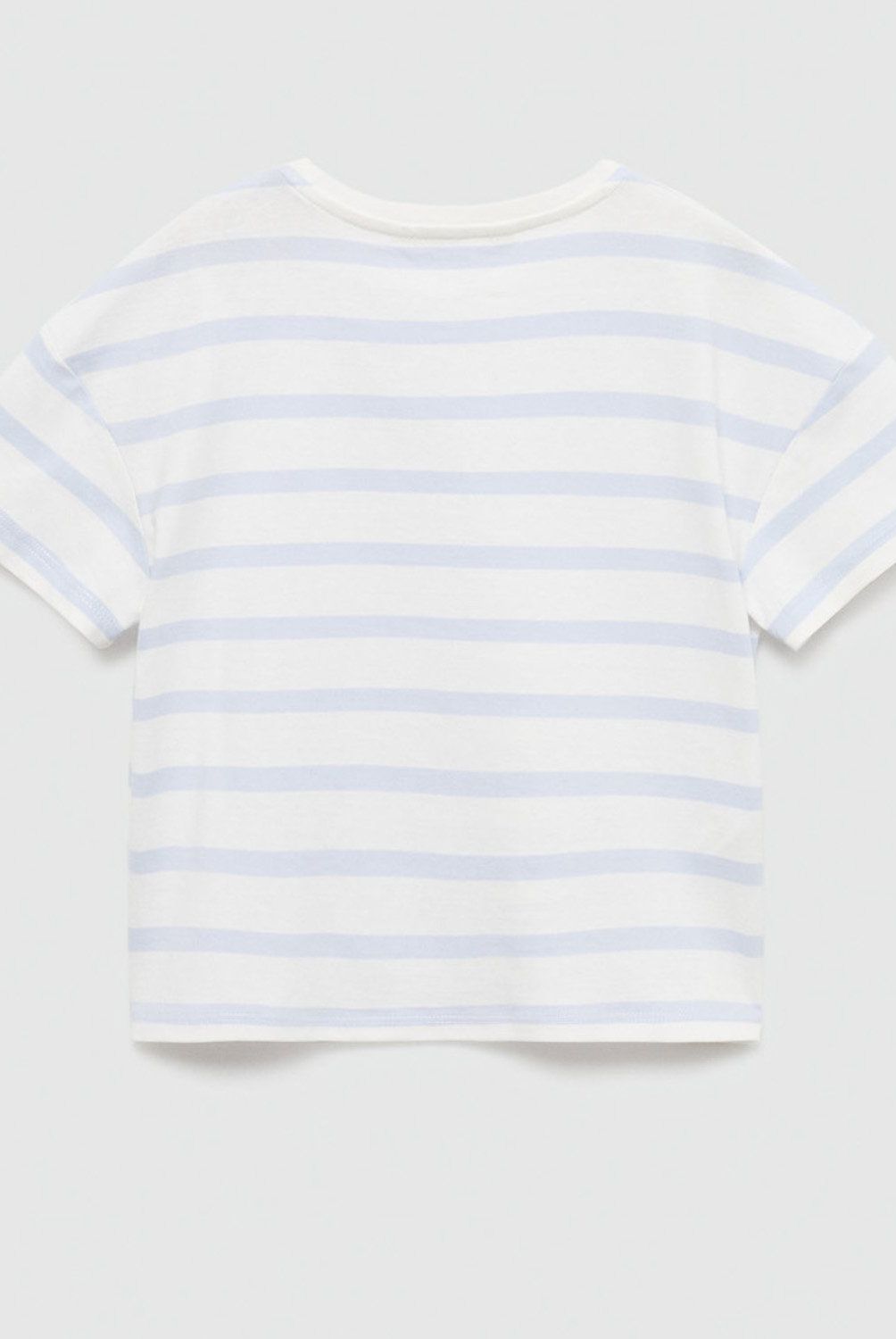 MANGO KIDS - Polera Algodón Rayas Niña Mango Kids