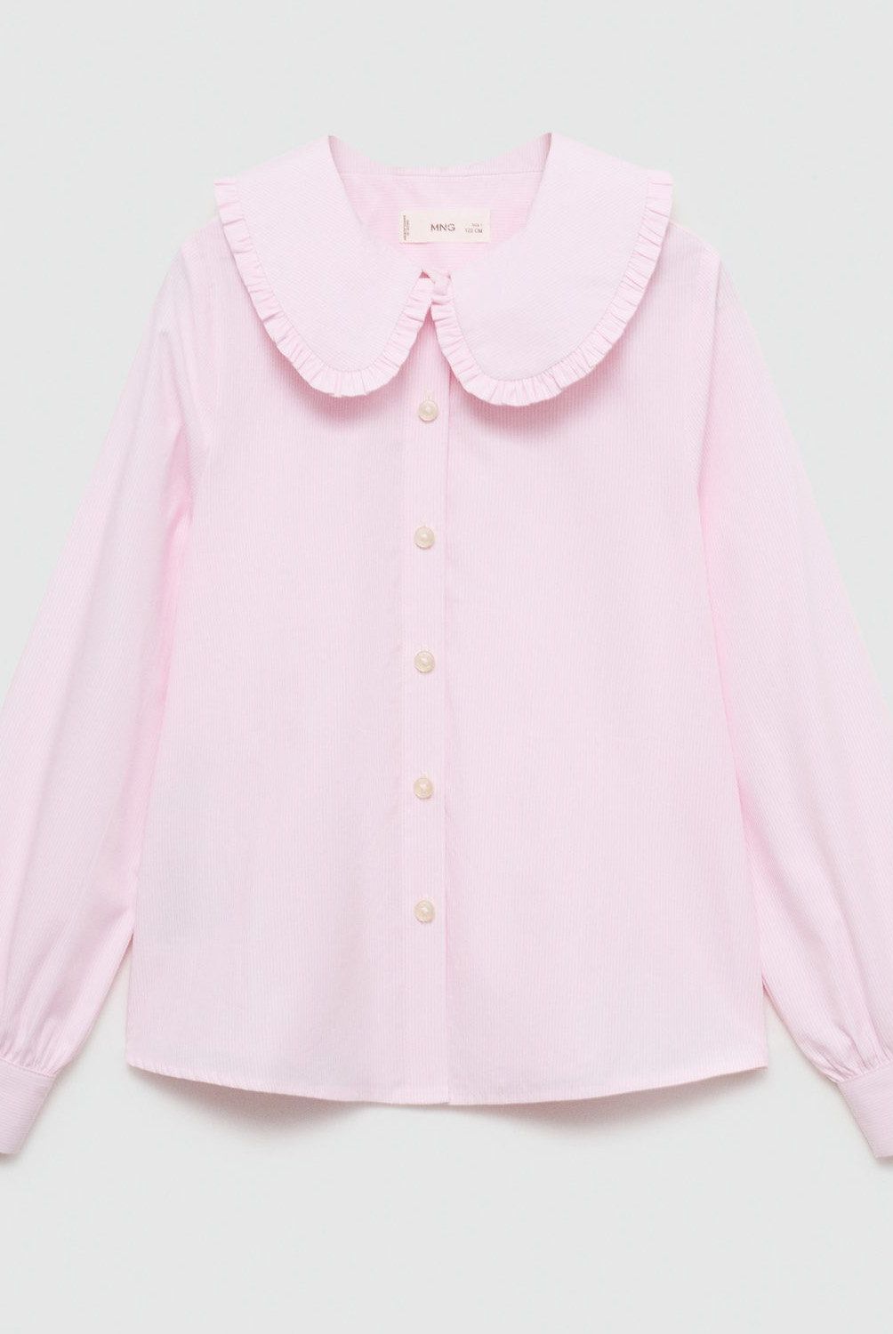 MANGO KIDS - Camisa Calada Cuello Babydoll Niña Mango Kids