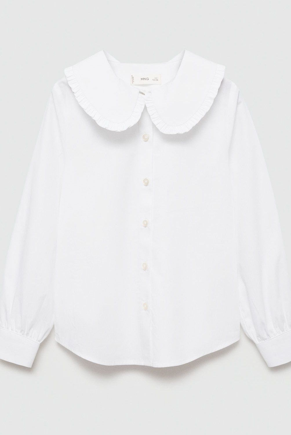 MANGO KIDS - Camisa Calada Cuello Babydoll Niña Mango Kids