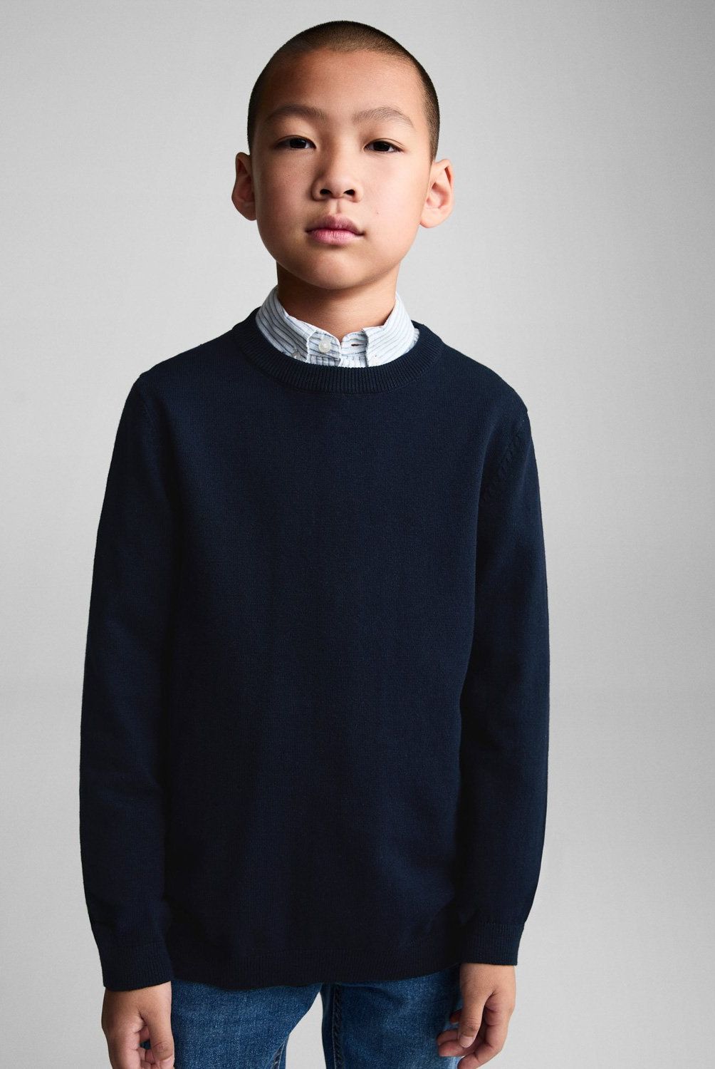 MANGO KIDS - Sweater Punto Algodón Niño Mango Kids