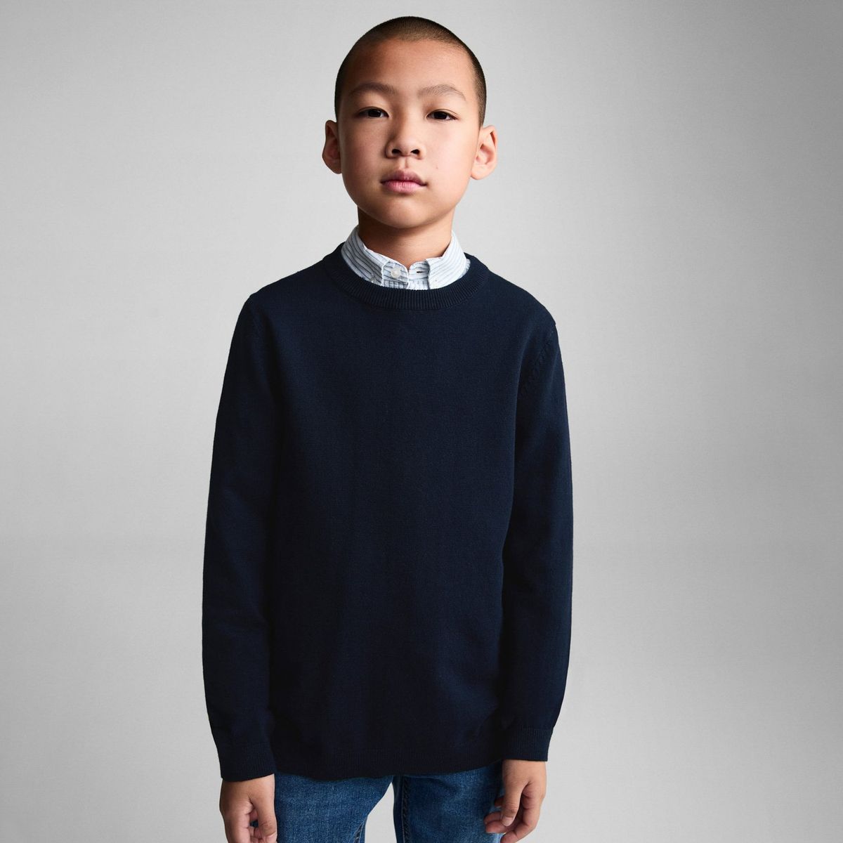 MANGO KIDS - Sweater Punto Algodón Niño Mango Kids