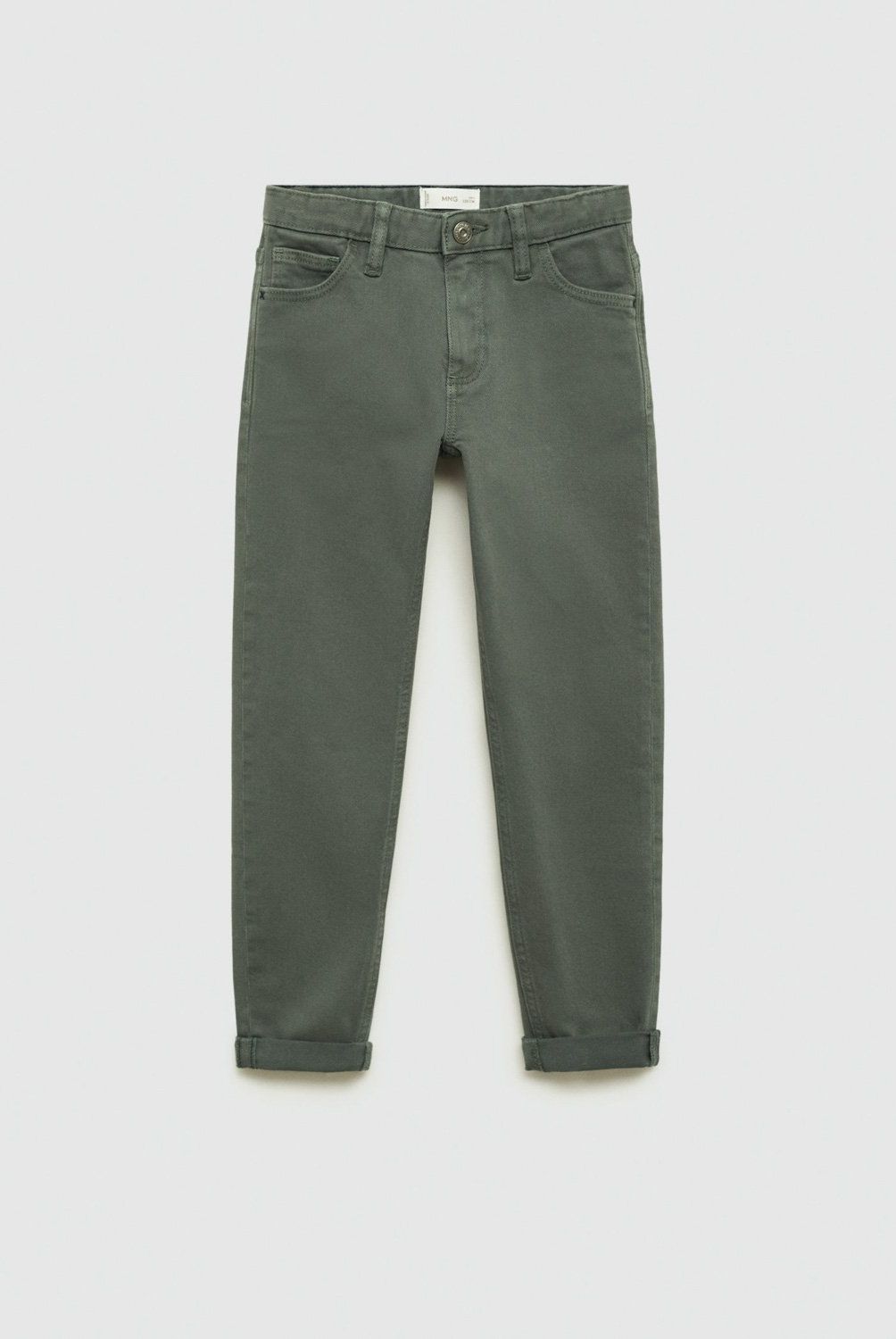 MANGO KIDS - Pantalón Recto Algodón Niño Mango Kids