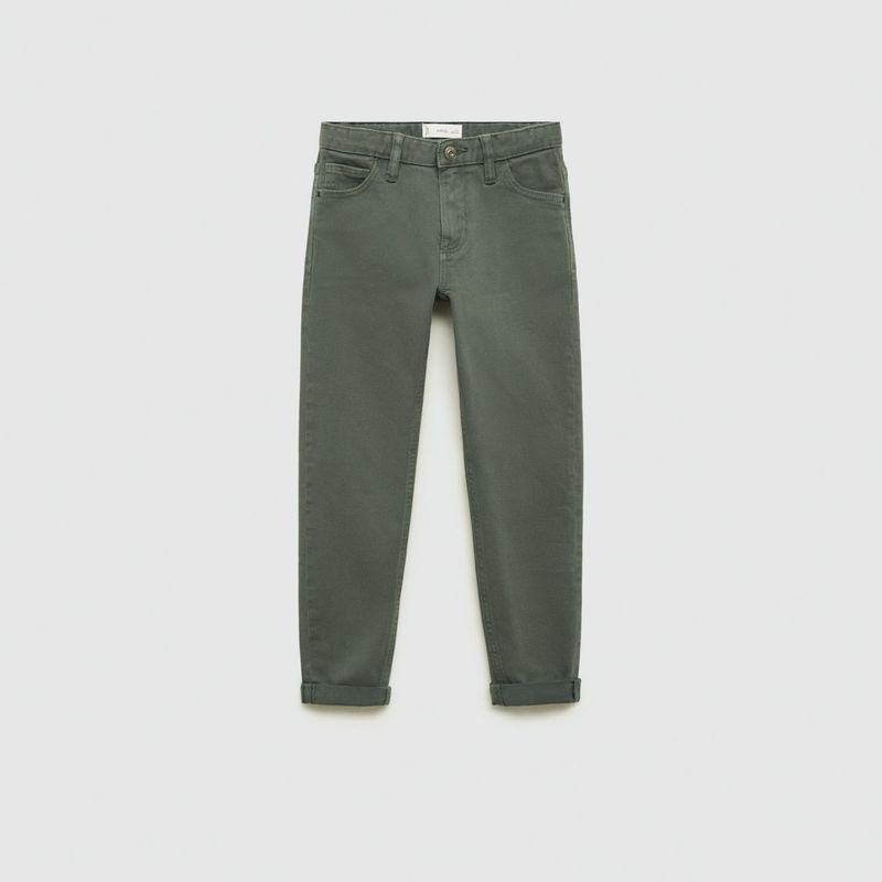 MANGO KIDS - Pantalón Recto Algodón Niño Mango Kids