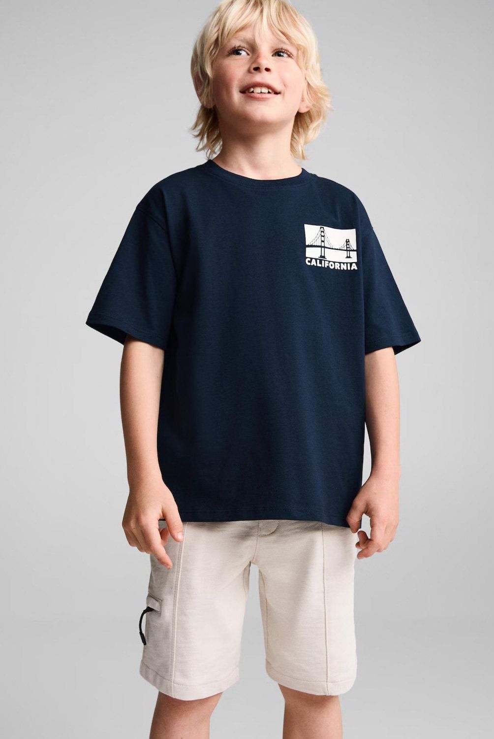 MANGO KIDS - Polera Estampada Algodón Niño Mango Kids