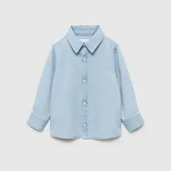 MANGO KIDS - Camisa Regular Fit Denim Bebé Niño