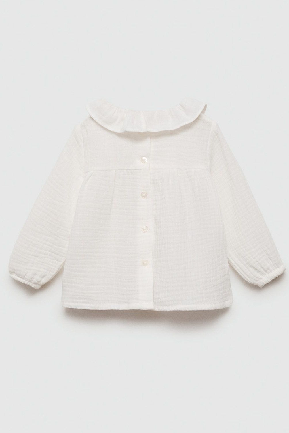 MANGO KIDS - Blusa Algodón Bambula Unisex Bebé Mango Kids
