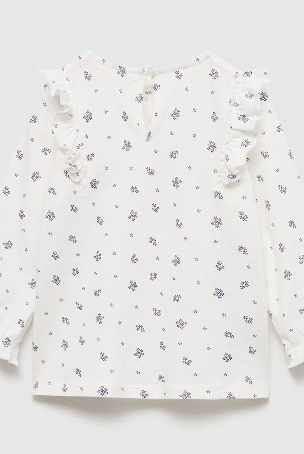 MANGO KIDS - Blusa Estampado Volantes Bebé Niña Mango Kids