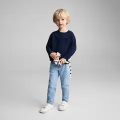 MANGO KIDS - Polera Algodón Manga Larga Bebé Niño