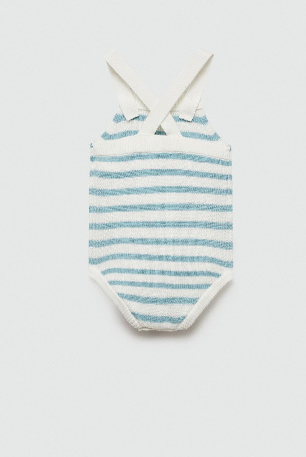 MANGO KIDS - Enterito Punto Rayas Unisex Bebé Mango Kids
