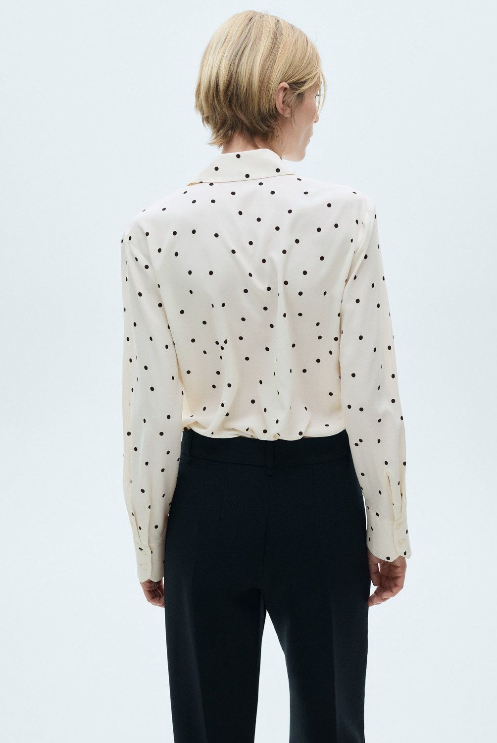 MANGO - Camisa Estampada Fluida Mujer Mango