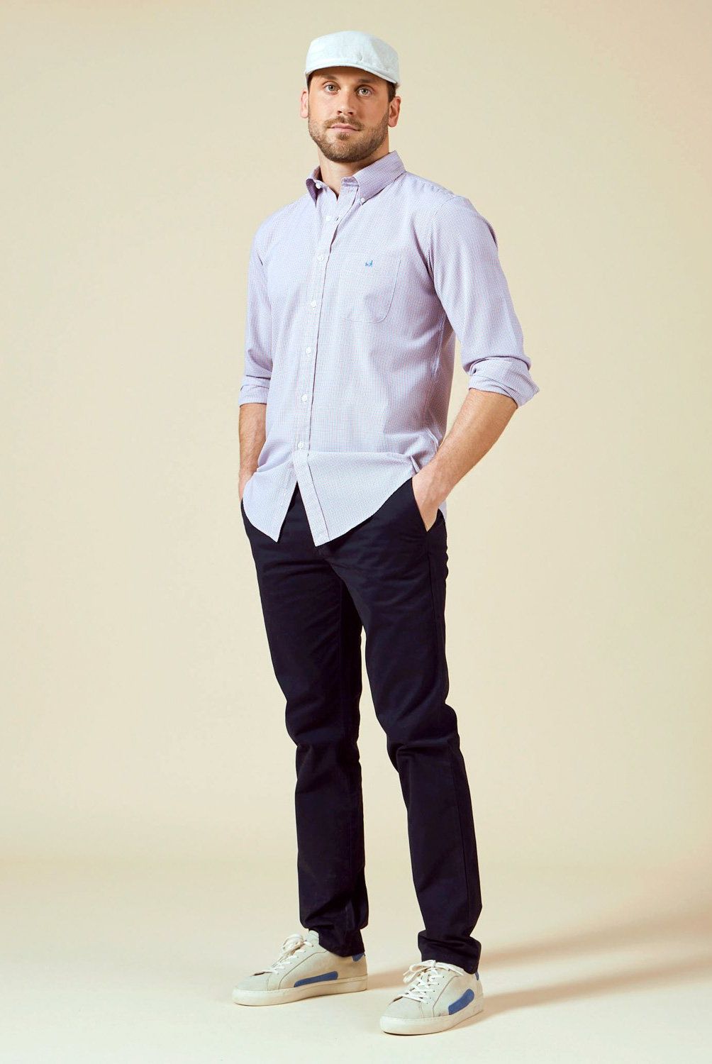 SAVILLE ROW - Camisa Casual Manga Larga Algodón Hombre Saville Row