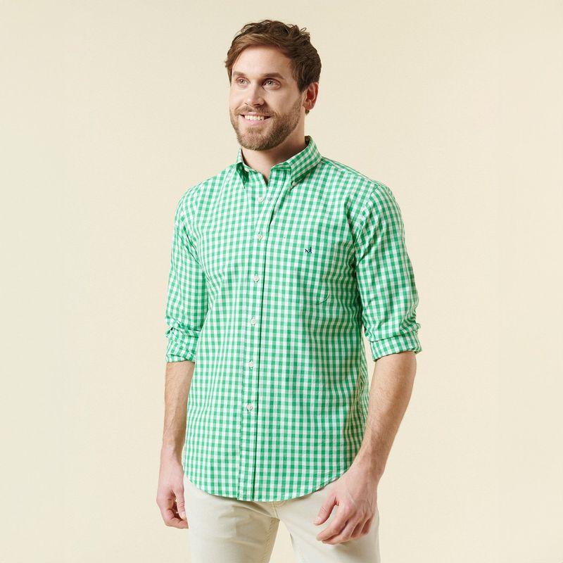 SAVILLE ROW - Camisa Casual Manga Larga Algodón Hombre Saville Row