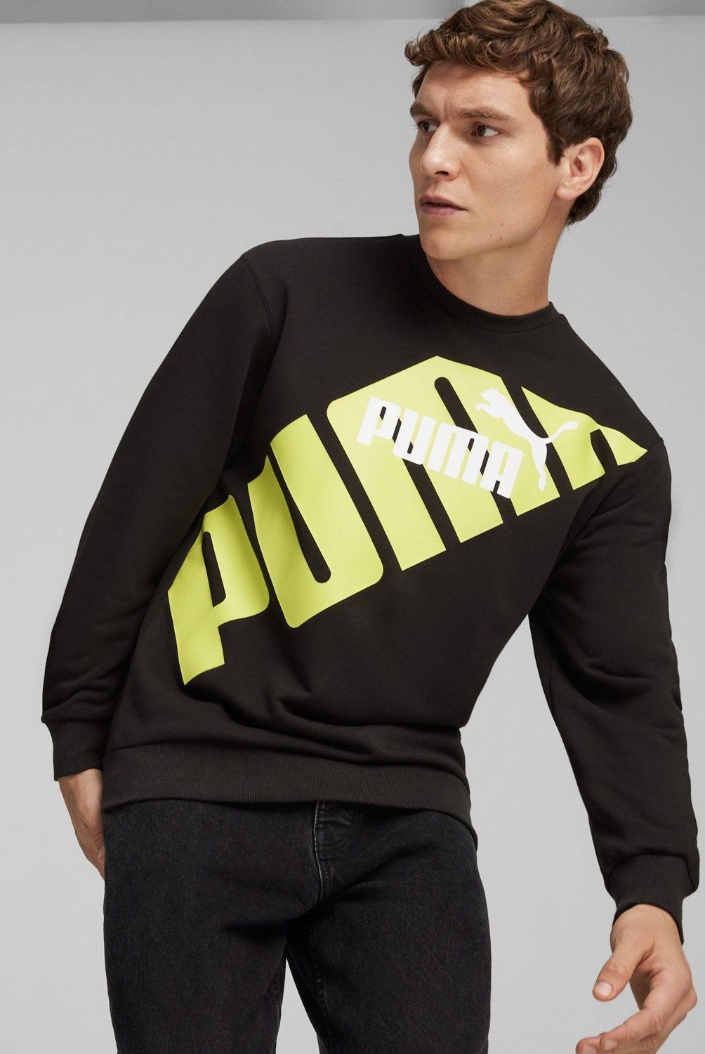 PUMA - Polerón Crewneck Cuello Redondo Hombre Puma