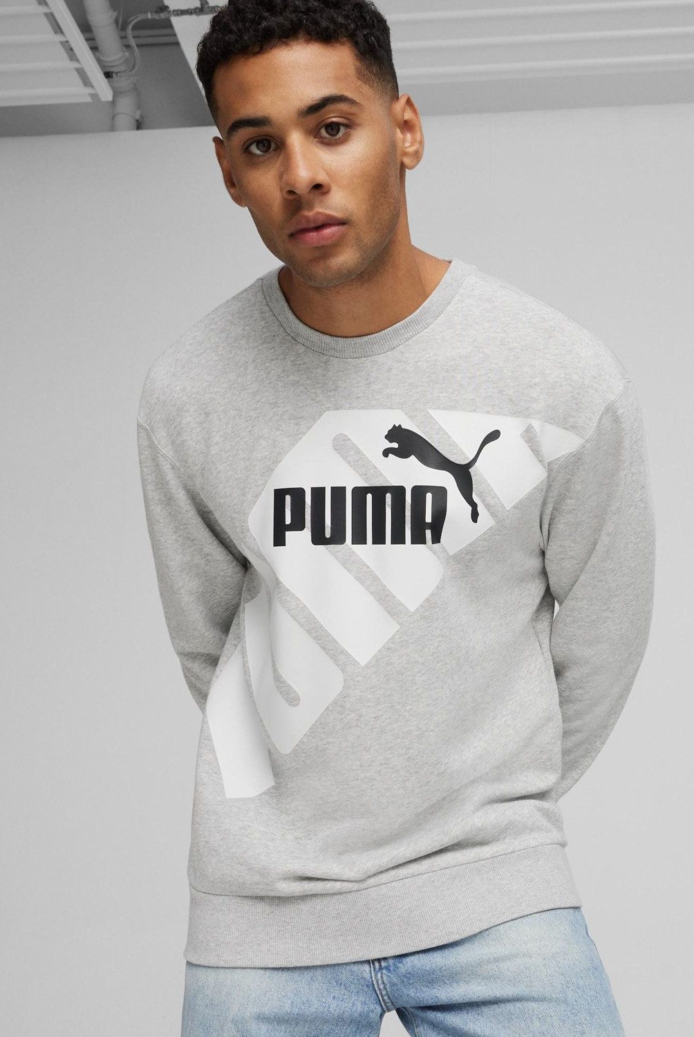 PUMA - Polerón Crewneck Cuello Redondo Hombre Puma