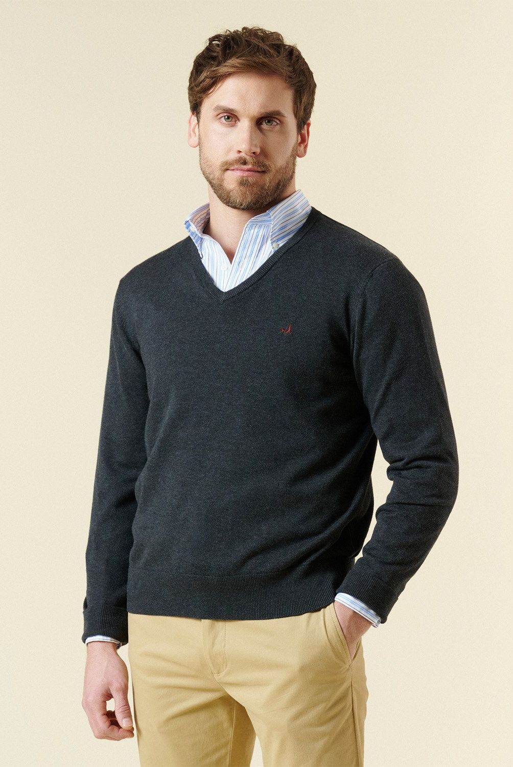 SAVILLE ROW - Sweater Cuello V Hombre Saville Row