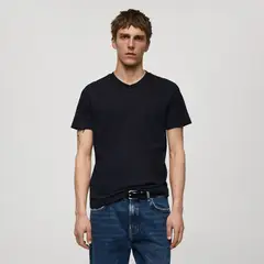 MANGO MAN - Polera Slim Fit Algodón Hombre