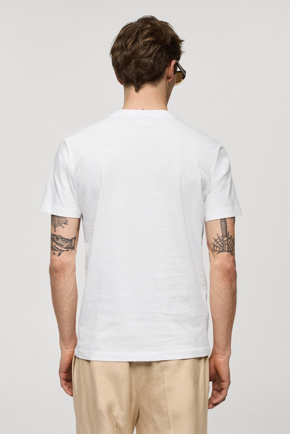 MANGO MAN - Polera Slim Fit Algodón Hombre Mango Man