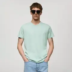 MANGO MAN - Polera Slim Fit Algodón Hombre