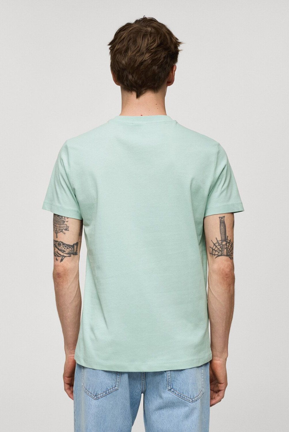 MANGO MAN - Polera Slim Fit Algodón Hombre Mango Man