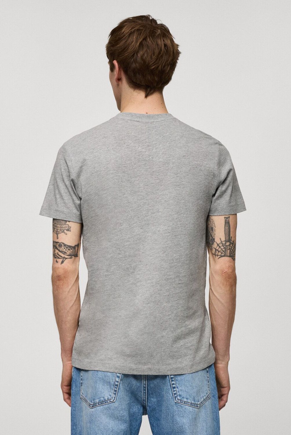 MANGO MAN - Polera Slim Fit Algodón Hombre Mango Man