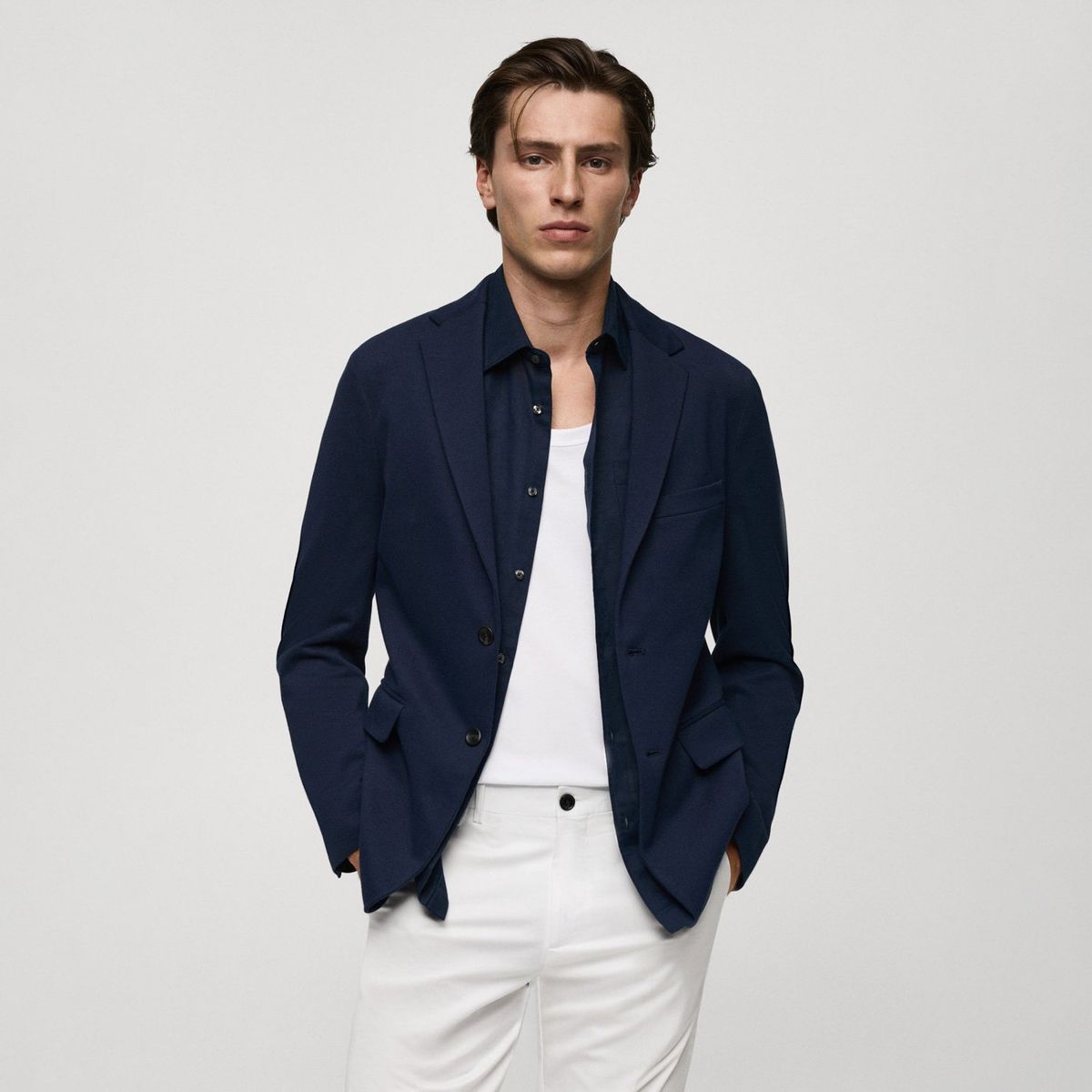 MANGO MAN - Blazer Verner Slim Fit Hombre Mango Man