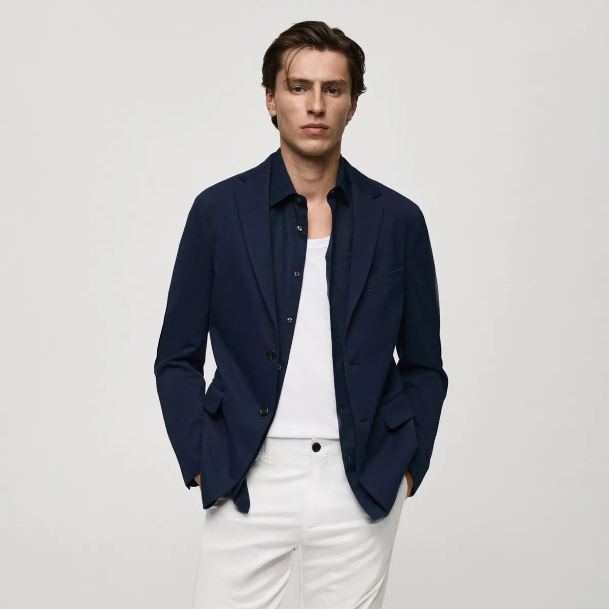 MANGO MAN - Blazer Verner Slim Fit Hombre Mango Man